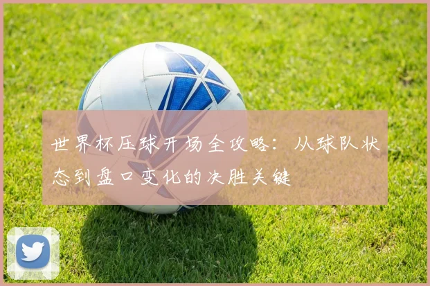 世界杯压球开场全攻略:从球队状态到盘口变化的决胜关键
